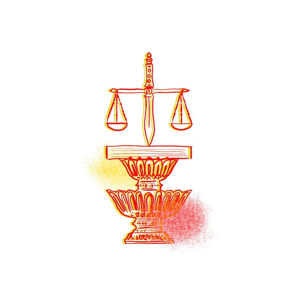 illustration of the thai constitutional court