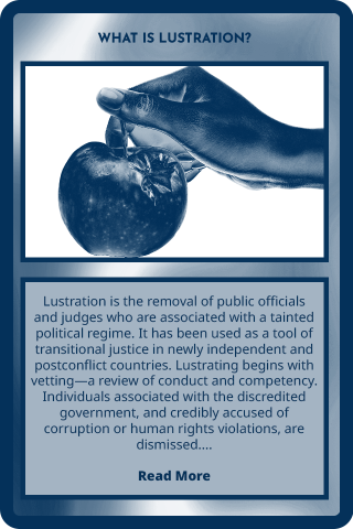 Backside of the "What is Lustration?" card 