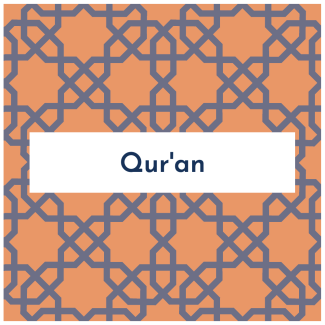 Quran with geometric pattern 
