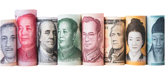 Money from different countries