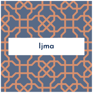 Ijma with geometric pattern